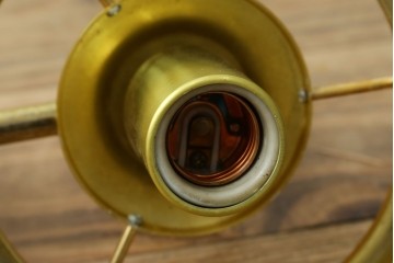 和製ヴィンテージ　レトロな被せガラスの壁掛け照明　(R-084115)