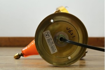 和製ヴィンテージ　レトロな被せガラスの壁掛け照明　(R-084115)