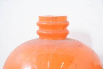 和製ヴィンテージ　被せガラスの温かな趣が漂うレトロデザインの壁掛け2灯照明　(R-084117)