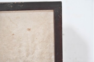 和製ヴィンテージ　やさしい灯りを透かす木枠と障子張りの卓上照明　(R-084118)