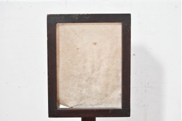 和製ヴィンテージ　やさしい灯りを透かす木枠と障子張りの卓上照明　(R-084118)