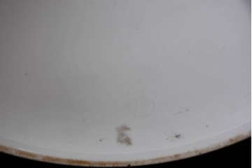 《引っ掛けシーリング式ペンダントライト加工費込み》　アンティーク照明　オールドノリタケ・則武(日陶)　赤絵の図柄が印象的なペンダントライト　(R-084122)