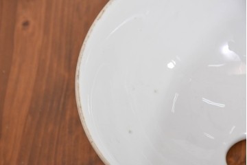 《引っ掛けシーリング式ペンダントライト加工費込み》　アンティーク照明　オールドノリタケ・則武(日陶)　赤絵の図柄が印象的なペンダントライト　(R-084122)