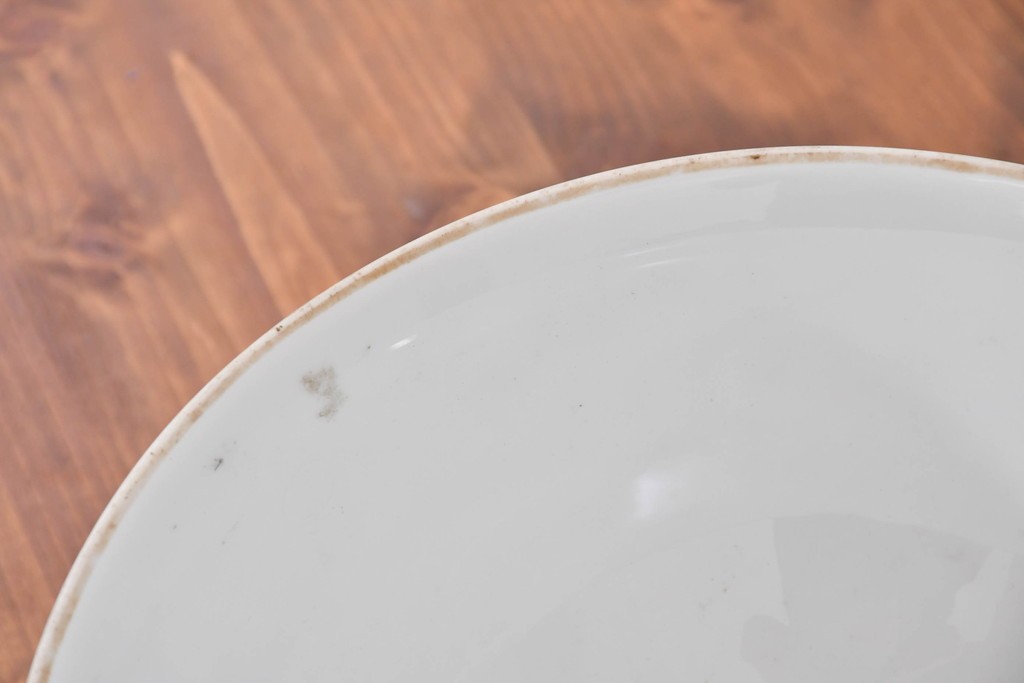 《引っ掛けシーリング式ペンダントライト加工費込み》　アンティーク照明　オールドノリタケ・則武(日陶)　赤絵の図柄が印象的なペンダントライト　(R-084122)