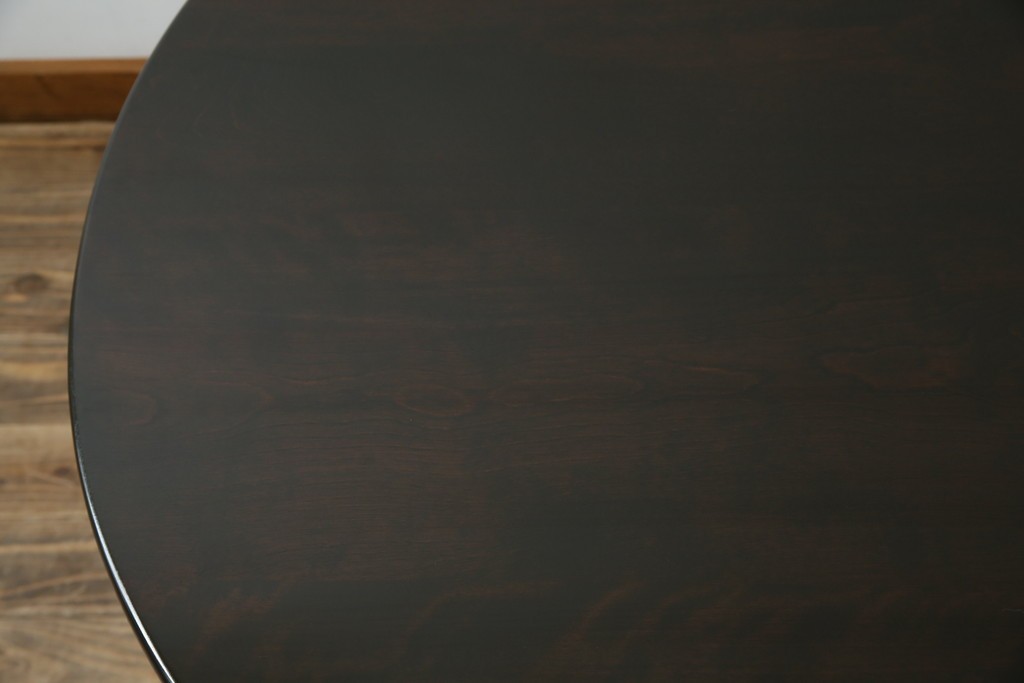 中古　美品　松本民芸家具　気品漂うクラシックなラウンドテーブル　(R-084124)