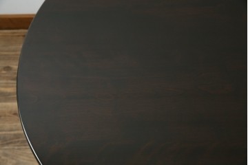 中古　美品　松本民芸家具　気品漂うクラシックなラウンドテーブル　(R-084124)