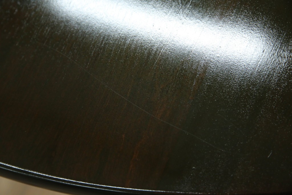 中古　美品　松本民芸家具　気品漂うクラシックなラウンドテーブル　(R-084124)