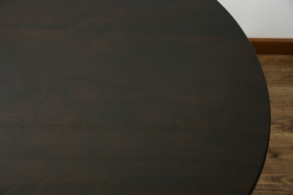 中古　美品　松本民芸家具　気品漂うクラシックなラウンドテーブル　(R-084124)