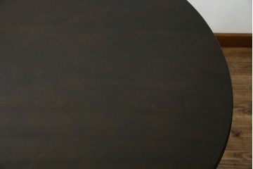中古　美品　松本民芸家具　気品漂うクラシックなラウンドテーブル　(R-084124)