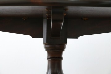 中古　美品　松本民芸家具　気品漂うクラシックなラウンドテーブル　(R-084124)