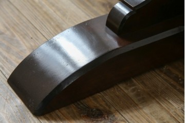 中古　美品　松本民芸家具　気品漂うクラシックなラウンドテーブル　(R-084124)