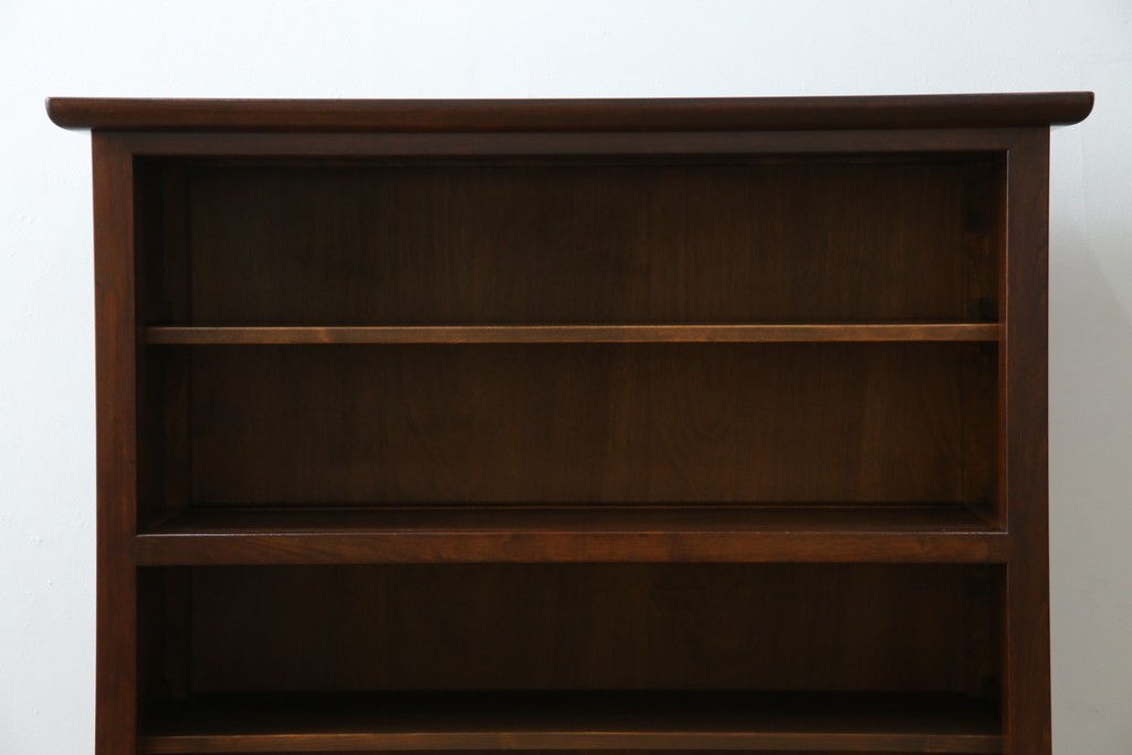 中古　美品　松本民芸家具　A型舞良茶タンス　洗練された佇まいの収納棚　(R-084125)