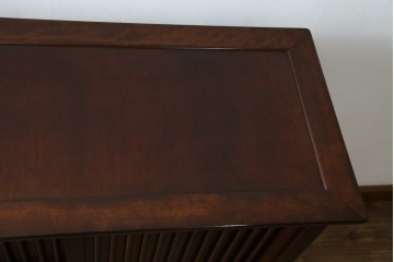 中古　美品　松本民芸家具　A型舞良茶タンス　洗練された佇まいの収納棚　(R-084125)