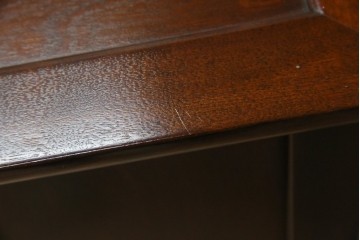 中古　美品　松本民芸家具　A型舞良茶タンス　洗練された佇まいの収納棚　(R-084125)