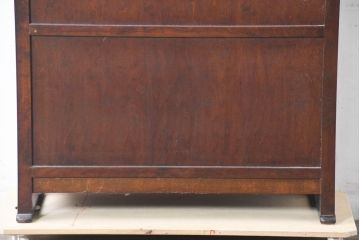 中古　美品　松本民芸家具　A型舞良茶タンス　洗練された佇まいの収納棚(下駄箱、靴箱、本箱、戸棚、食器棚、サイドボード)(R-084125)