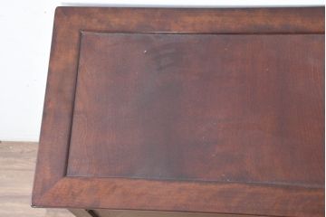 中古　美品　松本民芸家具　A型舞良茶タンス　洗練された佇まいの収納棚(下駄箱、靴箱、本箱、戸棚、食器棚、サイドボード)(R-084125)
