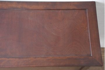 中古　美品　松本民芸家具　A型舞良茶タンス　洗練された佇まいの収納棚(下駄箱、靴箱、本箱、戸棚、食器棚、サイドボード)(R-084125)
