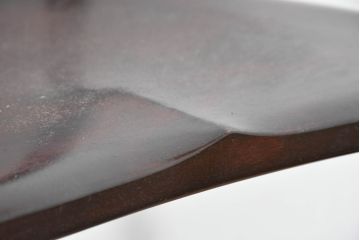 中古　美品　松本民芸家具　シックな佇まいが魅力的な#72型・リーチチェア2脚セット(ダイニングチェア、板座チェア、ウィンザーチェア、ウインザーチェア、椅子、イス、バラ売り可能)(定価約196000円)(R-084128)