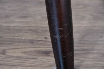 中古　美品　松本民芸家具　シックな佇まいが魅力的な#72型・リーチチェア2脚セット(ダイニングチェア、板座チェア、ウィンザーチェア、ウインザーチェア、椅子、イス、バラ売り可能)(定価約196000円)(R-084128)