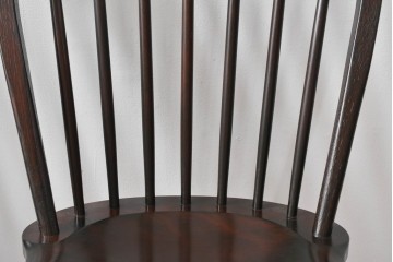 中古　美品　松本民芸家具　シックな佇まいが魅力的な#72型・リーチチェア2脚セット　定価約196000円相当　(R-084128)