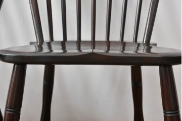 中古　美品　松本民芸家具　シックな佇まいが魅力的な#72型・リーチチェア2脚セット　定価約196000円相当　(R-084128)