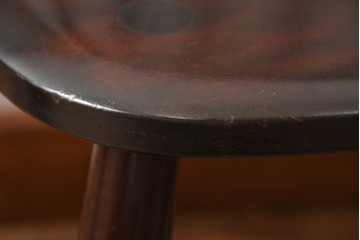 中古　美品　松本民芸家具　シックな佇まいが魅力的な#72型・リーチチェア2脚セット　定価約196000円相当　(R-084128)