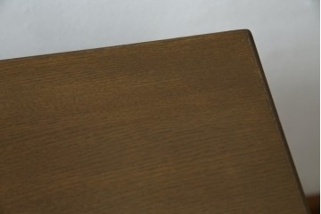 和製ビンテージ　神戸洋家具　オーク材　ノスタルジックな雰囲気漂う片袖机(ワークデスク、オフィスデスク、在宅用、在宅ワーク用、ヴィンテージ)(R-084134)