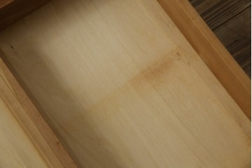 和製ビンテージ　神戸洋家具　オーク材　ノスタルジックな雰囲気漂う片袖机(ワークデスク、オフィスデスク、在宅用、在宅ワーク用、ヴィンテージ)(R-084134)