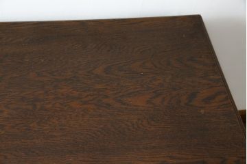 中古　三越家具　カントリーハウス　希少な絶版品!!　ブルージュ　挽き物加工や引手のデザインがおしゃれ!クラシカルな雰囲気を高めるデスク(片袖机、ワークデスク、在宅用、在宅ワーク用)(R-084135)