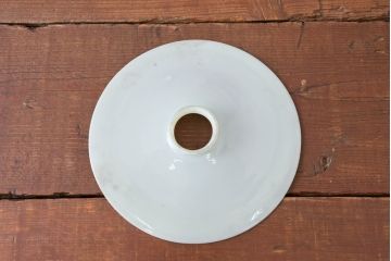 《引っ掛けシーリング式ペンダントライト加工費込み》　和製アンティーク　シンプルでありながらレトロな雰囲気を醸し出す平笠照明(天井照明、吊り下げ照明、ペンダントライト、シェード、電笠)(R-084138)