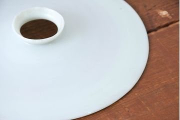 《引っ掛けシーリング式ペンダントライト加工費込み》　和製アンティーク　シンプルでありながらレトロな雰囲気を醸し出す平笠照明(天井照明、吊り下げ照明、ペンダントライト、シェード、電笠)(R-084139)