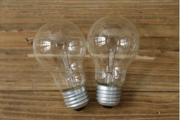 和製アンティーク　シンプルなフォルムで使いやすい平笠照明2個セット　(R-084141)