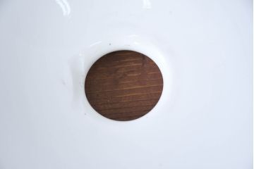 《引っ掛けシーリング式ペンダントライト加工費込み》　和製アンティーク　シンプルなフォルムで使いやすい平笠照明2個セット(天井照明、吊り下げ照明、ペンダントライト、シェード、電笠)(R-084141)
