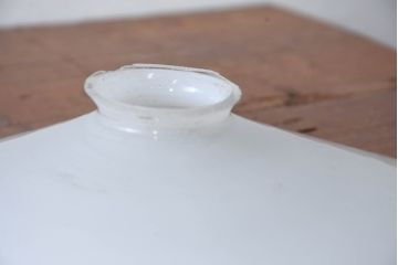 《引っ掛けシーリング式ペンダントライト加工費込み》　和製アンティーク　シンプルなフォルムで使いやすい平笠照明2個セット(天井照明、吊り下げ照明、ペンダントライト、シェード、電笠)(R-084142)