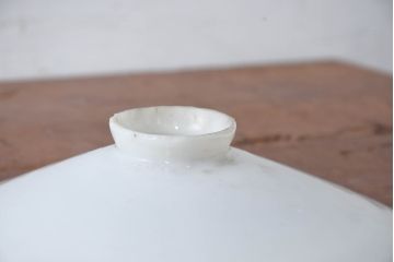《引っ掛けシーリング式ペンダントライト加工費込み》　和製アンティーク　シンプルなフォルムで使いやすい平笠照明2個セット(天井照明、吊り下げ照明、ペンダントライト、シェード、電笠)(R-084145)