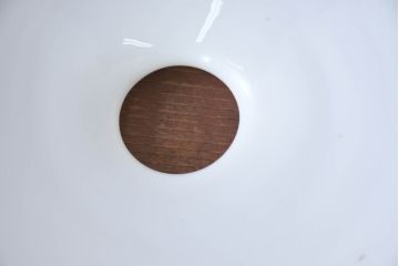 《引っ掛けシーリング式ペンダントライト加工費込み》　和製アンティーク　シンプルなフォルムで使いやすい平笠照明2個セット(天井照明、吊り下げ照明、ペンダントライト、シェード、電笠)(R-084146)