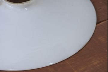 《引っ掛けシーリング式ペンダントライト加工費込み》　和製アンティーク　シンプルなフォルムで使いやすい平笠照明2個セット(天井照明、吊り下げ照明、ペンダントライト、シェード、電笠)(R-084148)