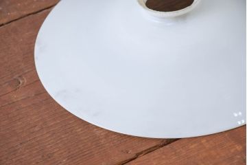 《引っ掛けシーリング式ペンダントライト加工費込み》　和製アンティーク　シンプルなフォルムで使いやすい平笠照明2個セット(天井照明、吊り下げ照明、ペンダントライト、シェード、電笠)(R-084149)