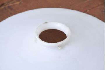《引っ掛けシーリング式ペンダントライト加工費込み》　和製アンティーク　シンプルなフォルムで使いやすい平笠照明(天井照明、吊り下げ照明、ペンダントライト、シェード、電笠)(R-084151)