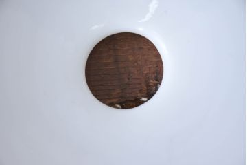 《引っ掛けシーリング式ペンダントライト加工費込み》　和製アンティーク　シンプルなフォルムで使いやすい平笠照明(天井照明、吊り下げ照明、ペンダントライト、シェード、電笠)(R-084151)