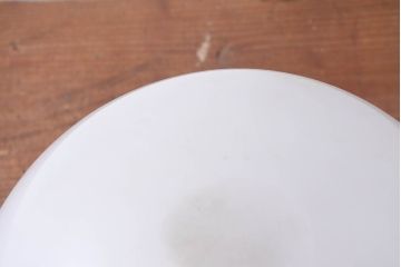 《引っ掛けシーリング式ペンダントライト加工費込み》　和製アンティーク　球体型　レトロな丸いフォルムが可愛らしいガラス製ペンダントライト(吊り下げ照明、天井照明、シェードランプ)(R-084153)