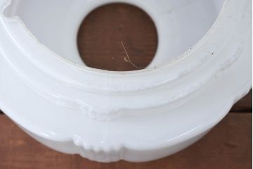 《引っ掛けシーリング式ペンダントライト加工費込み》　和製アンティーク　柔らかな光を灯す天井照明(吊り下げ照明、ペンダントライト、シェード、電笠)(R-084157)