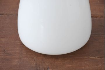 《引っ掛けシーリング式ペンダントライト加工費込み》　和製アンティーク　ぽってりフォルムが愛らしいペンダントライト(天井照明、吊り下げ照明、シェードランプ、電笠)(R-084161)