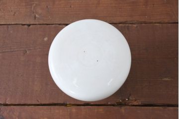 《引っ掛けシーリング式ペンダントライト加工費込み》　和製アンティーク　ぽってりフォルムが愛らしいペンダントライト(天井照明、吊り下げ照明、シェードランプ、電笠)(R-084161)