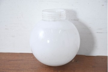 《天井・壁付け照明加工費込み》　和製アンティーク　球体型　レトロな丸いフォルムが可愛らしいウォールライト　(R-084168)