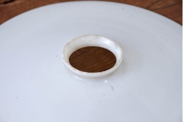 《引っ掛けシーリング式ペンダントライト加工費込み》　和製アンティーク　シンプルなフォルムで使いやすい平笠照明　(R-084184)