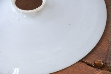 《引っ掛けシーリング式ペンダントライト加工費込み》　和製アンティーク　シンプルなフォルムで使いやすい平笠照明　(R-084184)