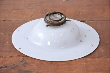 《引っ掛けシーリング式ペンダントライト加工費込み》　和製アンティーク　レトロな空間づくりにおすすめの平笠照明　(R-084185)