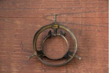 《引っ掛けシーリング式ペンダントライト加工費込み》　和製アンティーク　レトロな空間づくりにおすすめの平笠照明　(R-084185)