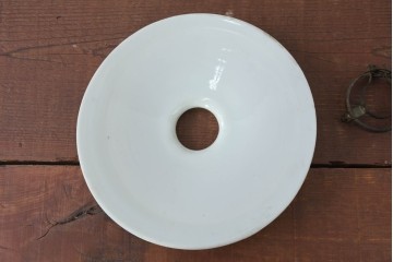 《引っ掛けシーリング式ペンダントライト加工費込み》　和製アンティーク　レトロな空間づくりにおすすめの平笠照明　(R-084186)